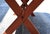 Early 20th Century American Pine Sawbuck Trestle Dining Table, C. 1920–1940 For Sale - Image 4 of 6