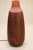 Lotte and Gunnar Bostlund 1960s Danish Mid Century Modern Turned Staved Walnut Bottle Table Lamp 1960's Unused Nos New-Old-Stock Gunnar Bostlund For Sale - Image 4 of 7