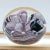 Glass Vintage Bob St Clair Paperweight Pink Gray White and Black Tones With Embossed Mark For Sale - Image 7 of 12