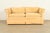 Baker Furniture Style Modern Mohair Velvet Tuxedo Sofa or Loveseat For Sale - Image 13 of 13