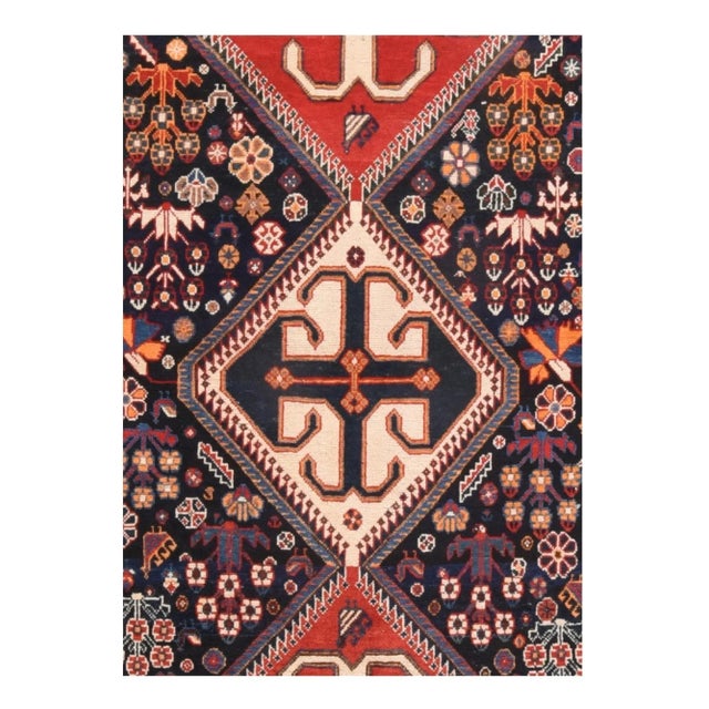 Traditional Antique Persian Rug 5'3'' x 10' For Sale - Image 3 of 3