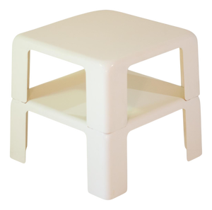 Vintage Space Age Side Tables by Mario Bellini for C&B Italia, 1960s, Set of 2
