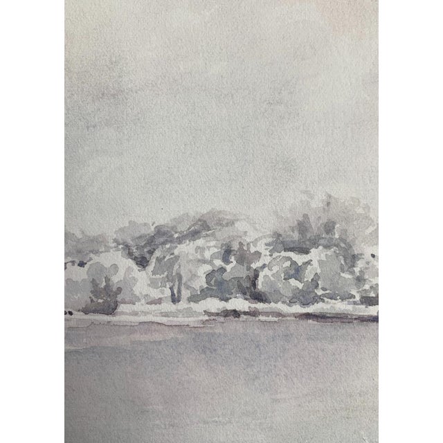 Early 21st Century Agnieszka Staak-Janczarska, Winter Landscape, Watercolour, 2017 For Sale - Image 5 of 7