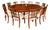 Vintage 20th Century Jupe Table, Chairs, Bookcases & Chiffonier from Harrods, Set of 16 For Sale