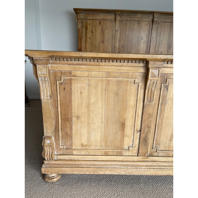 Restoration Hardware St. James King Panel Bed With Footboard For Sale In San Francisco - Image 6 of 12