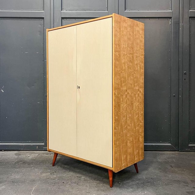 Mid-Century Birch Wardrobe, 1960s For Sale - Image 4 of 18