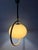 Mid-Century Space Age Bamboo Mushroom Pendant Lamp from Dijkstra For Sale - Image 4 of 11