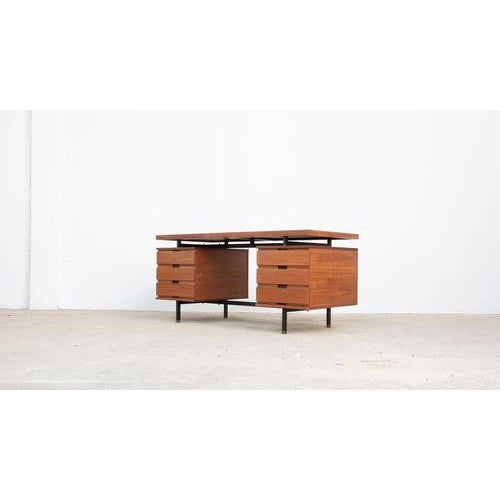 Minvielle Director's Desk by Pierre Guariche, 1960s For Sale - Image 11 of 11