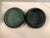 African Round Green Wood Box With Elephant Tin Accent For Sale - Image 3 of 10