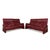 Set of Cumuly Leather Sofa Set in Dark Red from Himolla For Sale - Image 16 of 16