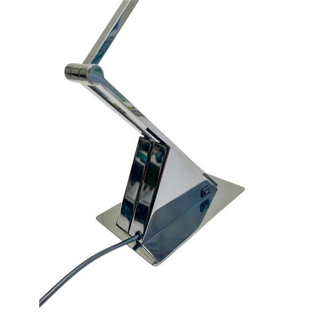 Art Deco Style Architectural Geometric Desk Lamp from Hillebrand Leuchten, 1980s For Sale - Image 9 of 18