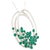 Natural emerald 3.53cts & diamond 0.84cts pendant in 18k gold For Sale - Image 15 of 18