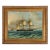 Baltimore Clipper Architect Framed Canvas Print in Ornate Antiqued Gold Frame For Sale - Image 6 of 6