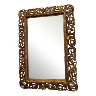 Florentine Facet Cut Mirror, 1890s For Sale