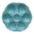French Majolica Oyster Aqua Turquoise Plate Sarreguemines, Circa 1870 For Sale