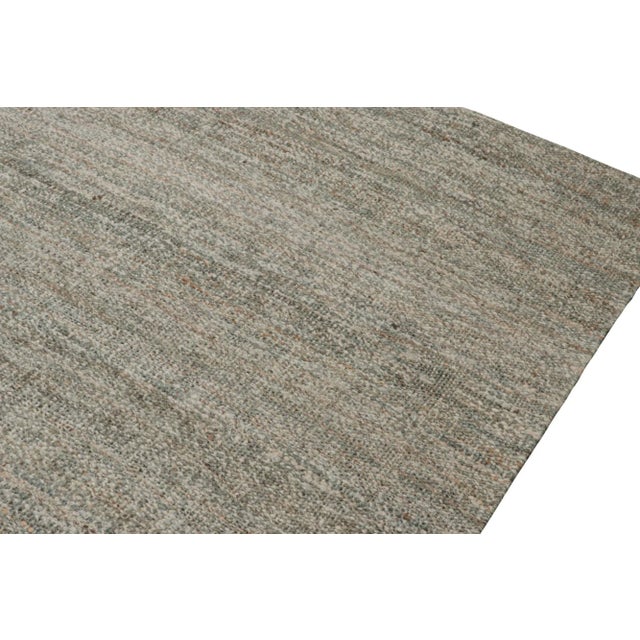 2010s Rug & Kilim’s Contemporary Jute Kilim in Tones of Gray For Sale In New York - Image 6 of 8