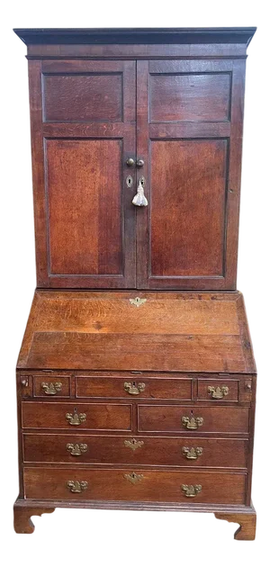 18th Century English Scriban Secretary