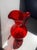 Polish Ruby Red Glass Carafe by Ludwik Fiedorowicz, 1970s For Sale - Image 6 of 7