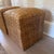 Tan Pair of Vintage Woven Natural Fiber Cube Ottomans For Sale - Image 8 of 12