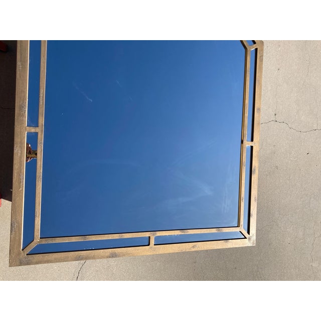 Large Forged Bronze Iron Arched Mirror 6ft 8 Spanish Moorish Colonial Style For Sale - Image 12 of 18