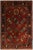 1980s Semi Vintage Kafkaz Rust/Rust Hand-Knotted Rug - 4'10 X 6'4 For Sale
