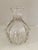Heavy, quality made vintage cut crystal water / wine carafe. Unsigned, measuring 9” h x 7.5” diameter. Free of any chips,...
