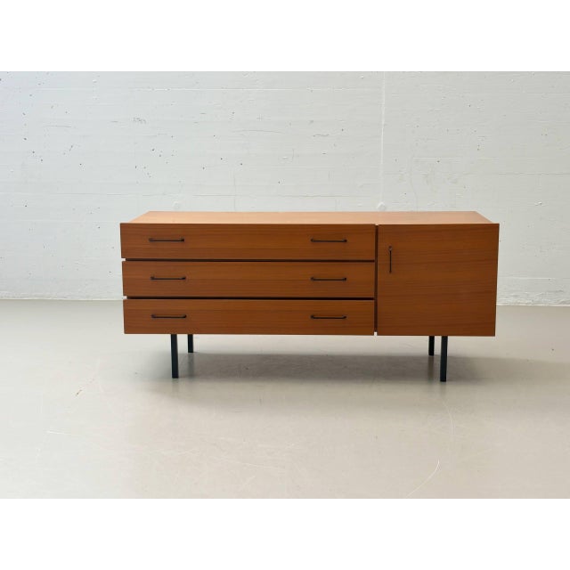 Mid-Century Scandinavian Teak Lowboard with Drawers For Sale - Image 5 of 16