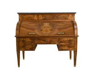 19th Century Directory Cylinder Desk in Walnut