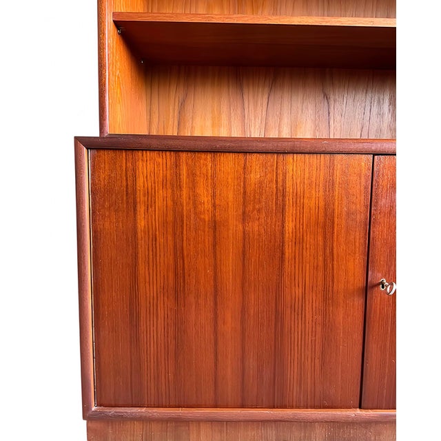 Mid-Century Modern Bookcase in Teak from Bornhold, Germany, 1960s For Sale - Image 11 of 18