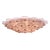 Mid-Century Modern Pink Venetian Glass Flush Mount by Carlo Nason, Murano, Italy For Sale - Image 3 of 9