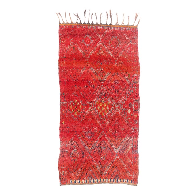 Vintage Beni M'Guild Moroccan Rug, 05'08 X 11'05 For Sale