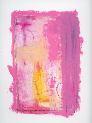 "Play Drawing #8" Contemporary Original Abstract Oil Painting by Vincent Salvati