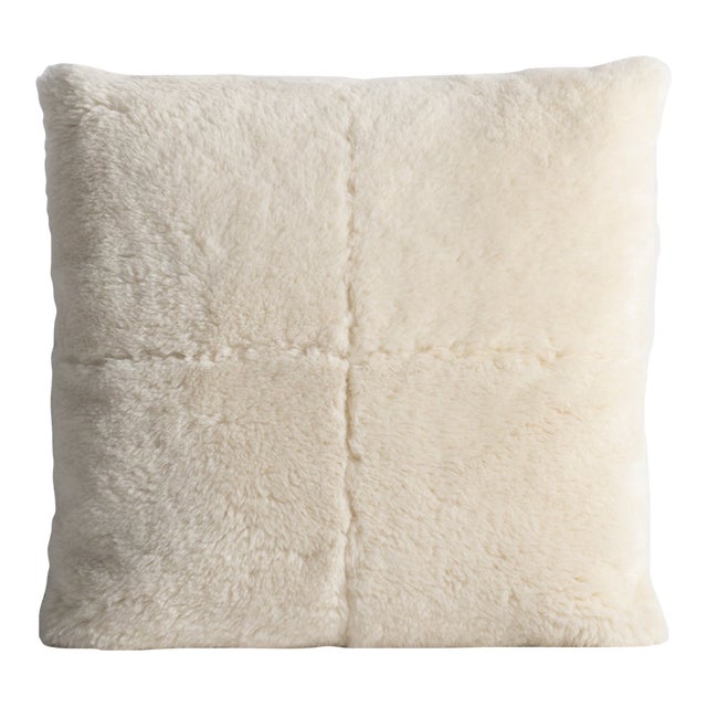 Lancaster Signature Quadrant Pillow in Pecora Cream For Sale