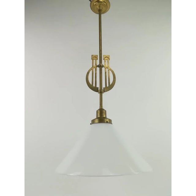 Gold Viennese Dining Table Lamp, 1920s For Sale - Image 8 of 9
