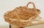 Mid-Century Chunky Rectangular Wicker Bread Basket With Handles For Sale In San Diego - Image 6 of 18