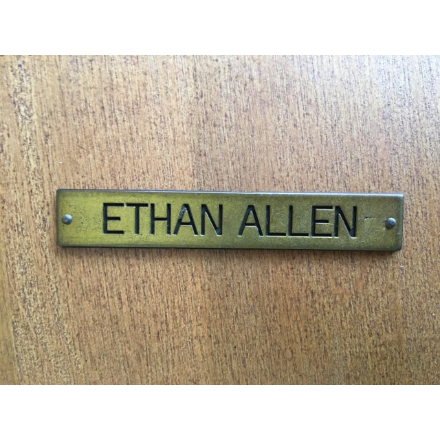 Wood Ethan Allen Maple Hoop Back Arm Chair For Sale - Image 7 of 7