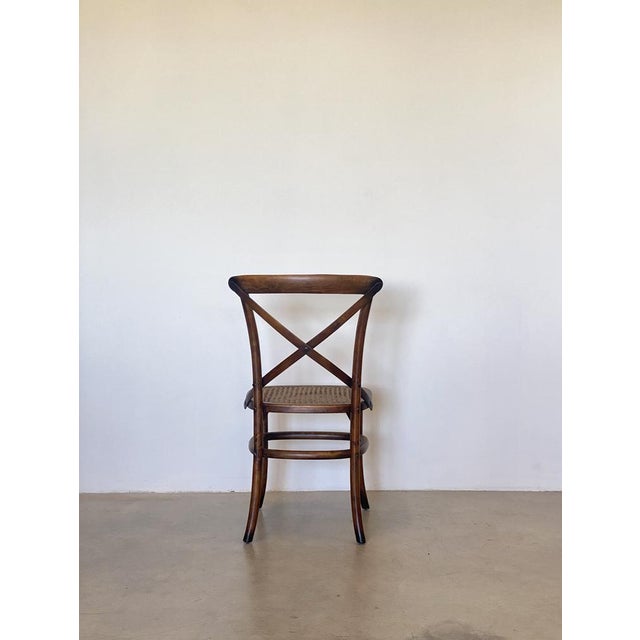 Chairs in Beech Wood and Vienna Straw, 1960s, Set of 4 For Sale - Image 6 of 18