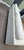 Wood Lee Industries 8 Foot Two Cushion Sofa With Oak Base in White Woven Linen Blend Fabric For Sale - Image 7 of 10