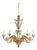 Vintage Sevres Style French Porcelain 8 Light Chandelier For Sale