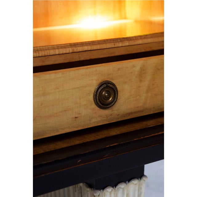 Fine Carved and Ebonized Bar Cabinet, 1920s For Sale - Image 15 of 18