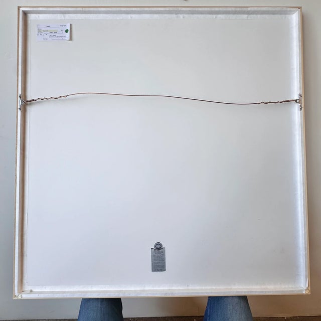 Signed and Framed Julian Stanczak Op Art Serigraph Circa 1971 For Sale - Image 10 of 10