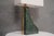 Italian Indian Green Marble and Brass Table Lamp, 2000s For Sale - Image 9 of 12
