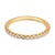 Contemporary Lugano Diamond 18k Yellow Gold Eternity Band, Size 6 For Sale - Image 3 of 6