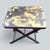 a decorative antique japanese folding occasional table with chinoiserie styling and a dark lacquered finish. Its compact...