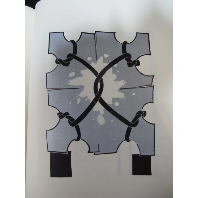 George Nama Book of Linocuts Monuments With Poetry by Aaron Stuart Lupovitch For Sale - Image 10 of 12