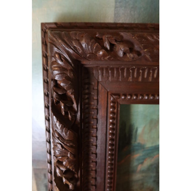 Large Walnut Frame from Haentges For Sale - Image 6 of 8