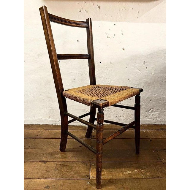 Antique Late 19th Century Walnut Occasional Chair, 1890s For Sale - Image 3 of 6