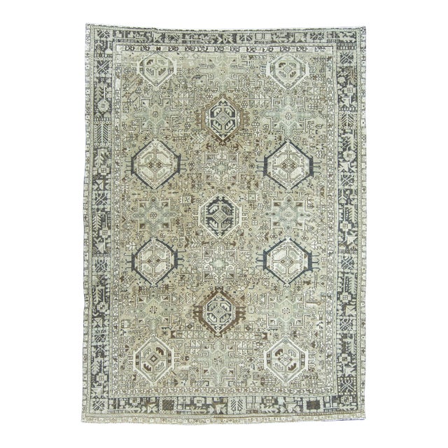 Turkish Vintage Rug 7'11" x 11' #16726 For Sale