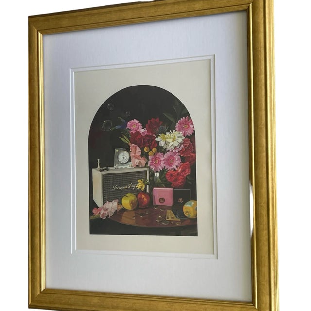 Printmaking Materials Authentic Gucci Lithograph Framed For Sale - Image 7 of 8
