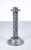 Embossed silver candlestick with plant and floral motifs. China, 19th century origin china period 19th century materials...